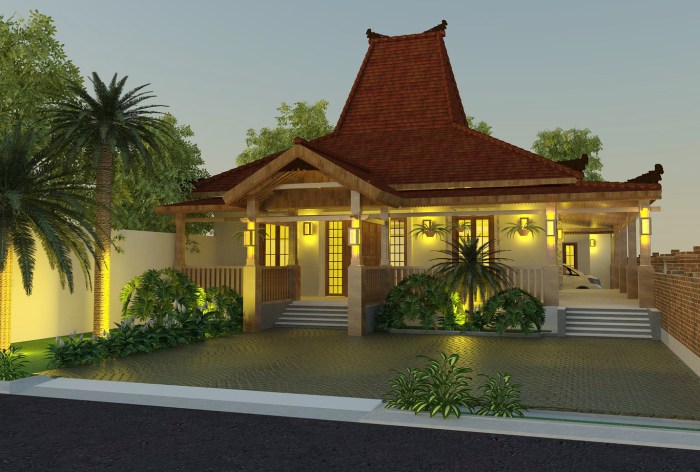 Desain interoir rumah limasan jawa