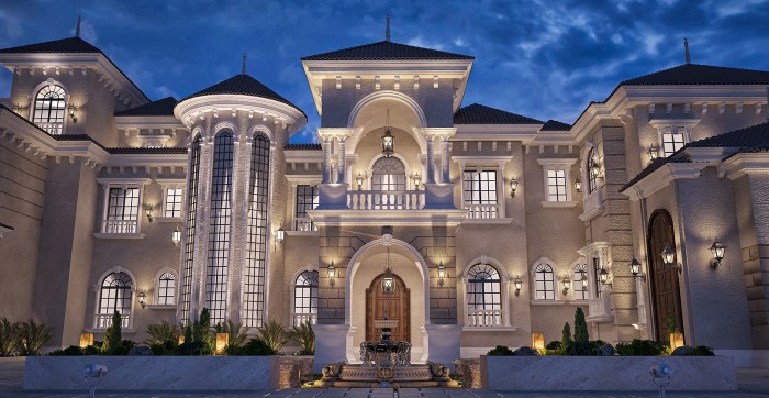 Desain istana untuk rumah