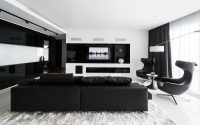 Wohnzimmer modern schwarz