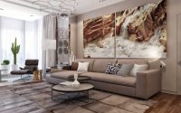 Living room paintings modern wall pcs customizable cheap canvas oil