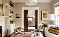 Neutral paint colors ideas modern interior wall fireplace room living good surrounds brick fresh creative design indoor designs perfect surround